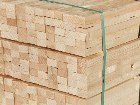 gelagertes Holz